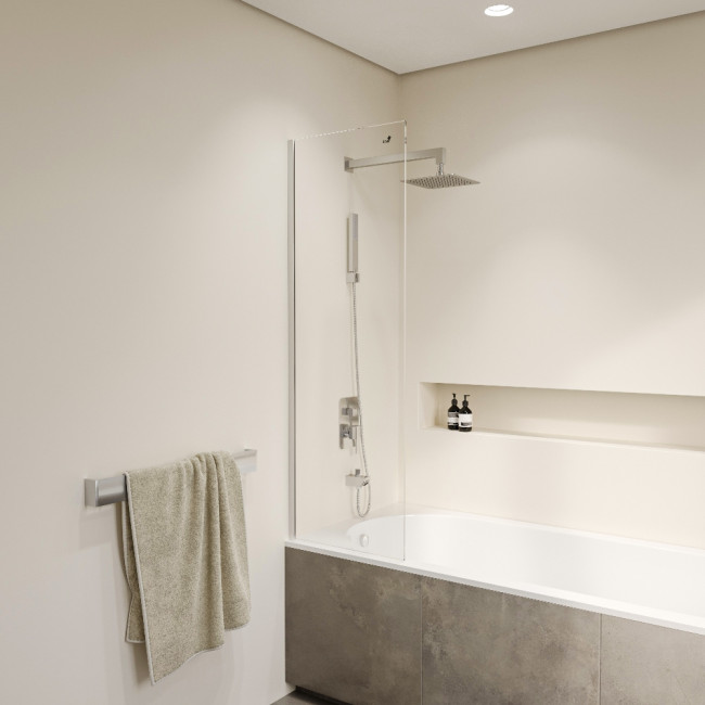 Шторка на ванну RGW SC-056-8 400 мм Хром/Прозрачное