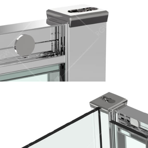 Душевой уголок RGW CL-54 800x800 мм Хром/Прозрачное Душевой уголок RGW CL-54 800x800 мм Хром/Прозрачное